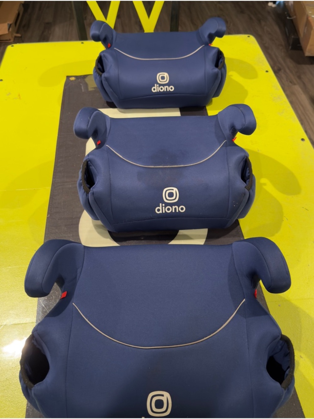3x Diono Navy Booster Car Seat - Kids car accessories.  READY TO SHIP